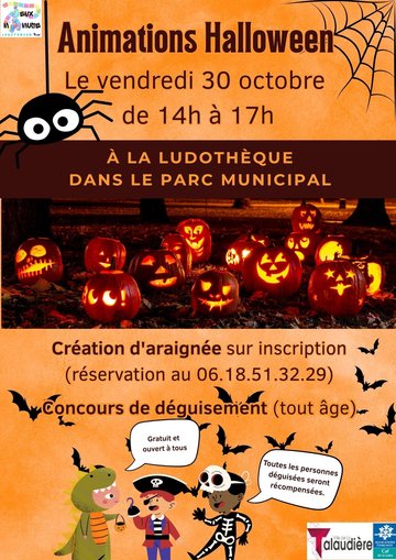 Animations d'Halloween à la Ludothèque