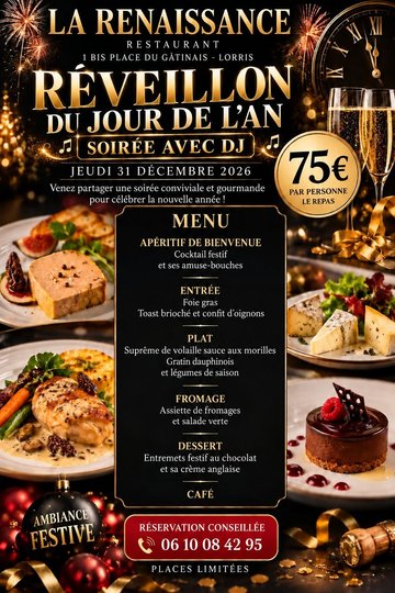 Soirée réveillon avec DJ