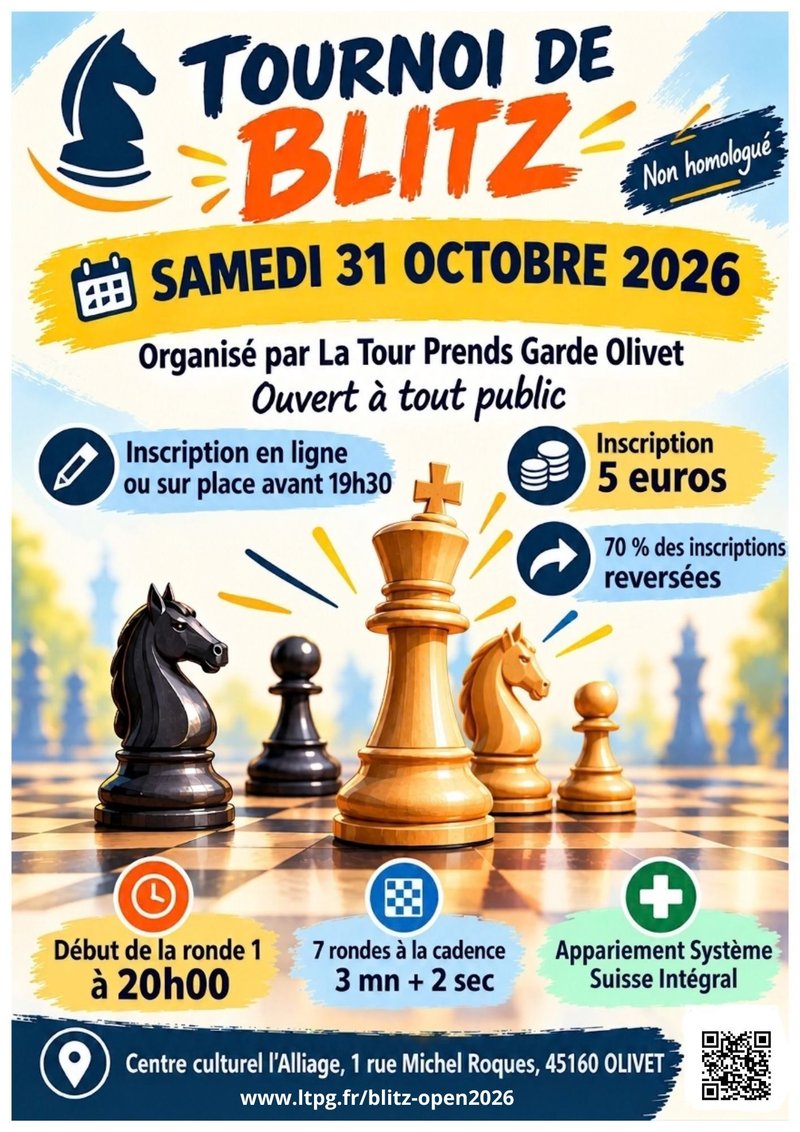 Tournoi de Blitz Open Serge Dimier