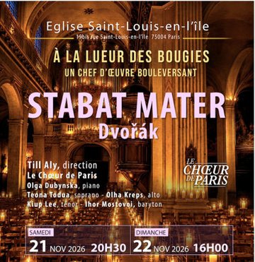 Dvorak : Stabat Mater à la lueur des bougies