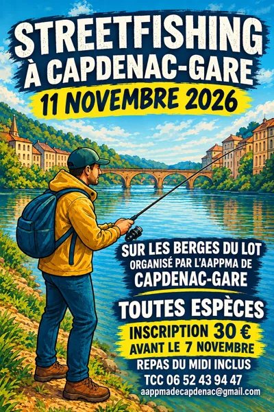 Concours de streetfishing à Capdenac-Gare