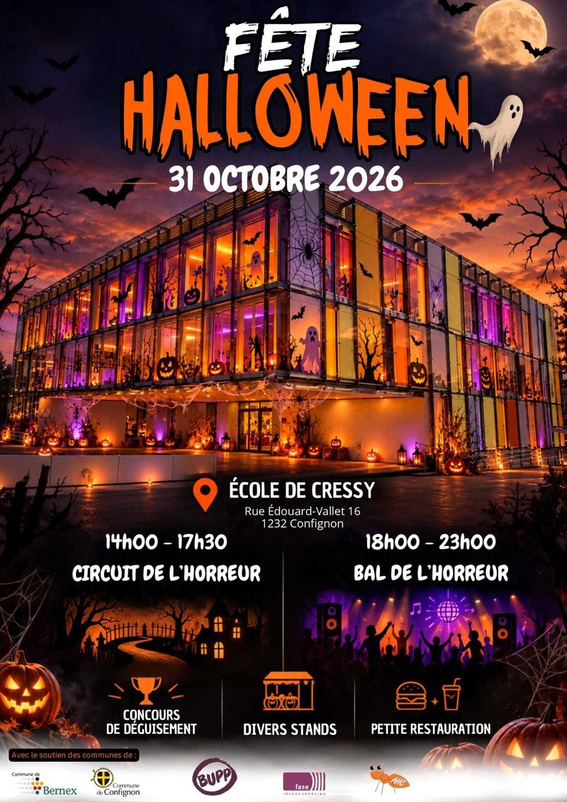 Halloween son circuit de l'horreur et son bal d'Enfer.