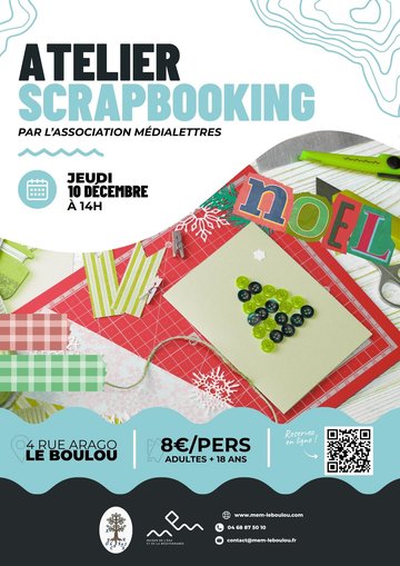 ATELIER SCRAPBOOKING SPÉCIAL NOËL