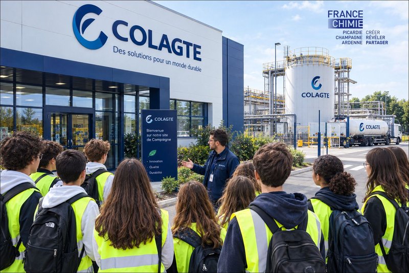 Visite Colgate-Palmolive Industriel à Compiègne
