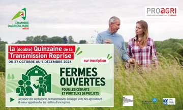 LA (DOUBLE) QUINZAINE DE LA TRANSMISSION : Ferme ouverte à Ardoix