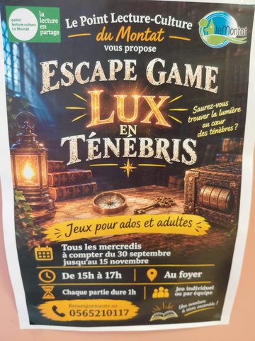 Escape Game - Lux en Tenebris