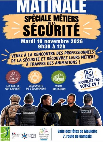 Matinale des métiers de la sécurité