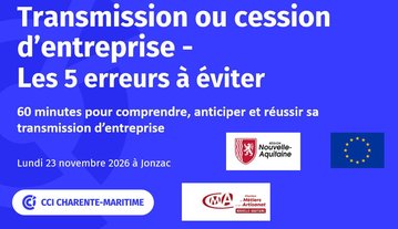 ATELIER TRANSMISSION D'ENTREPRISE -Les 5 erreurs à éviter
