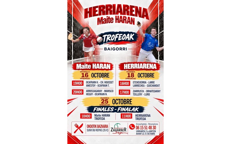 Trophée Herriarena : Pelote basque