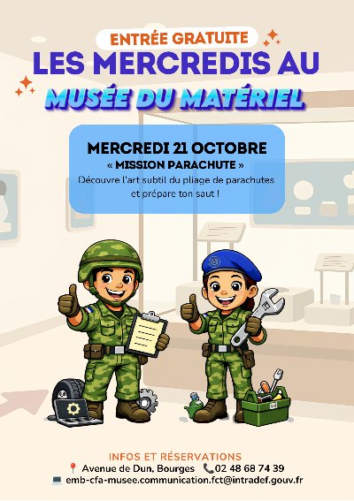 Les Mercredis au Musée - Atelier "Mission Parachute"