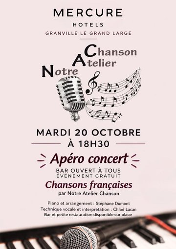 Apéro-concert avec : Notre Atelier Chanson