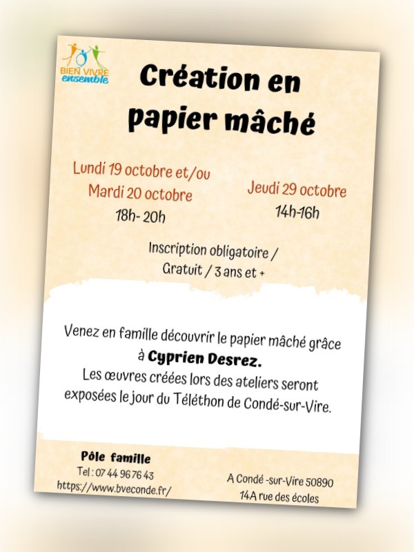 Création en papier mâché