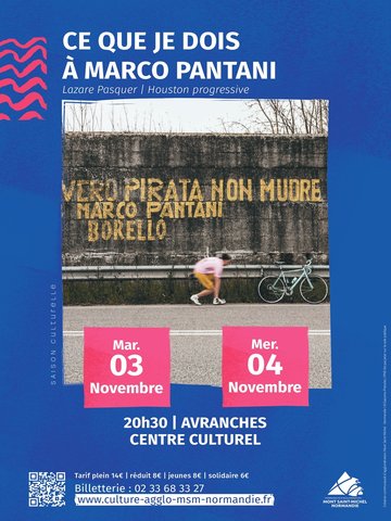 Saison Culturelle > Théâtre "Ce que je dois à Marco Pantani"
