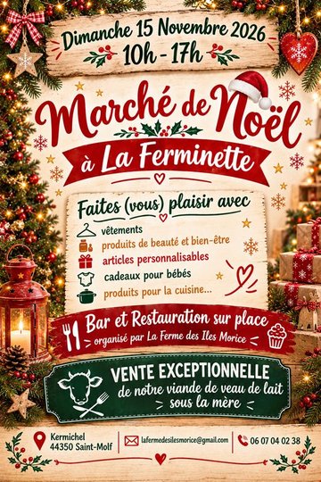 marché de noël à la ferminette
