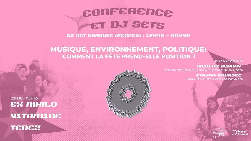 FLY2K x HEXER : Conférences & DJ sets