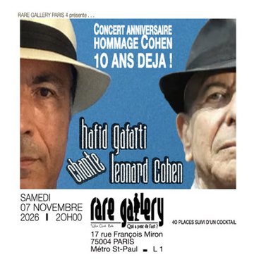 Hommage à Leonard Cohen avec Hafid Gafaïti