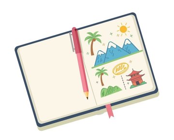 Atelier de création de carnet de voyage jeune public