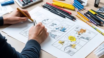 Exposition "La fabrication d’une bande dessinée"