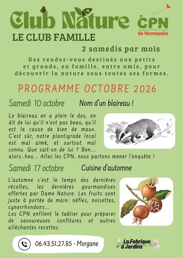 Club Nature en famille : Cuisine d'automne
