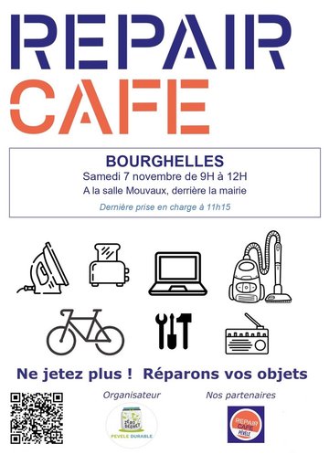 Repair café à Bourghelles