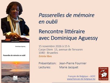 Belgique (Etterbeek) : Rencontre littéraire