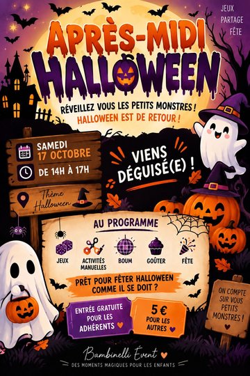 Après-midi Halloween