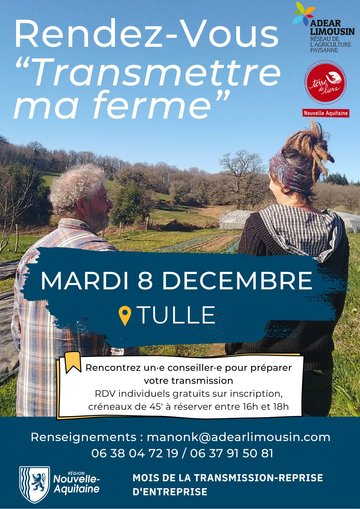 Rendez-Vous "Transmettre ma ferme"