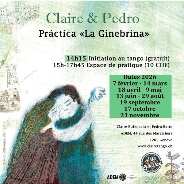 Initiation et práctica de tango "La Ginebrina"