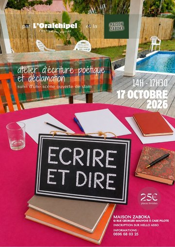 [Atelier] ÉCRIRE ET DIRE