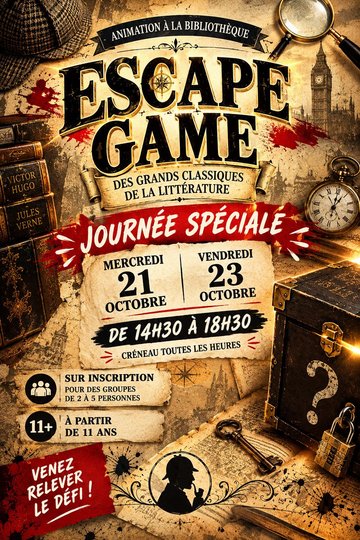 Journée spéciale Escape Game - Le Secret de la Page Blanche