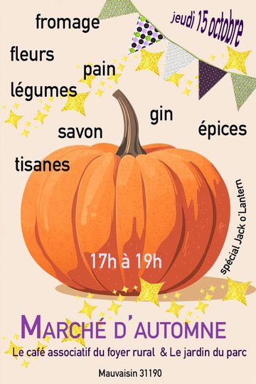 Concert et marché d'automne, à Mauvaisin