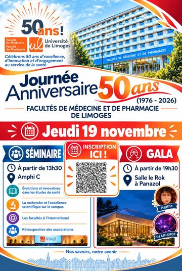 Journée anniversaire - 50 ans des Facultés de Médecine et de Pharmacie