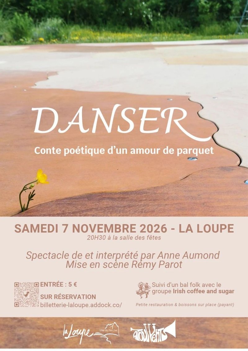 spectacle "Danser, conte poétique d'un amour de parquet"