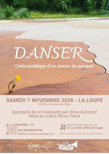 spectacle "Danser, conte poétique d'un amour de parquet"