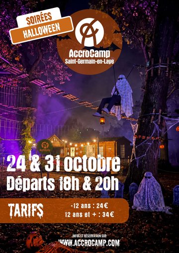 Soirées Halloween Accrobranche