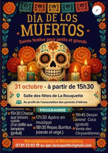 Día de los Muertos par l'APE de La Rouquette