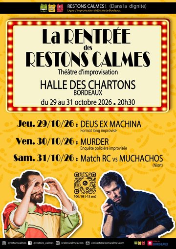 La Rentrée des Restons Calmes aux Halles des Chartrons 2026