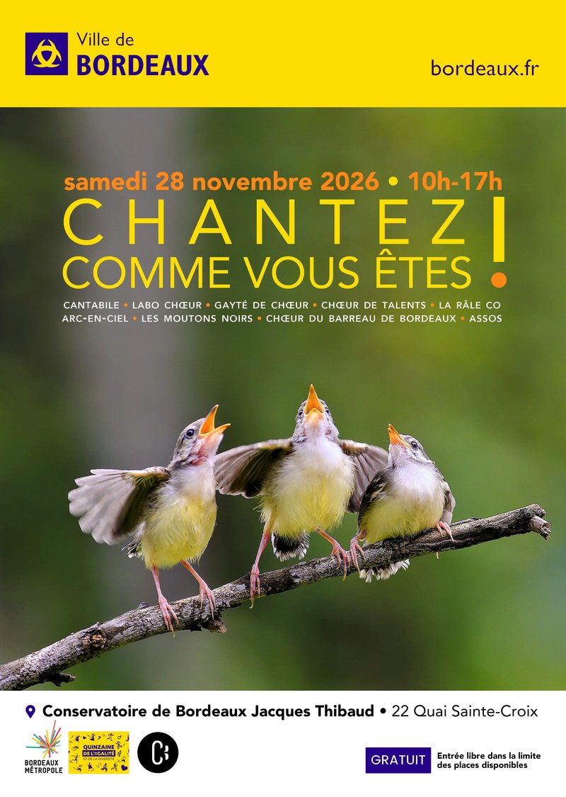 CHANTEZ COMME VOUS ETES !
