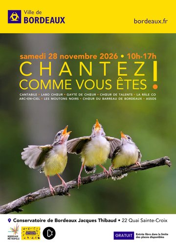 CHANTEZ COMME VOUS ETES !