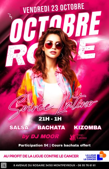 Soirée Latino – Octobre Rose
