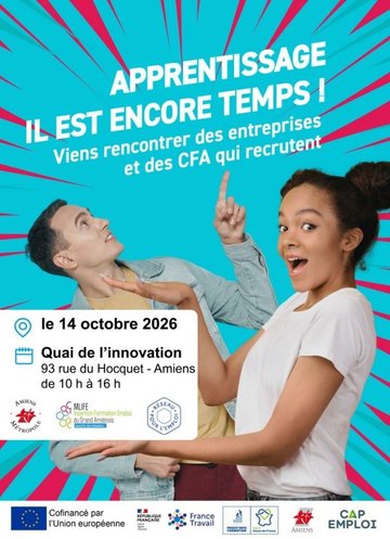 Apprentissage il est encore temps !