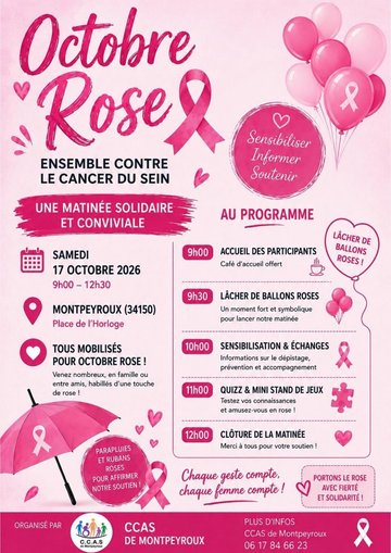 Octobre rose, une matinée solidaire et conviviale