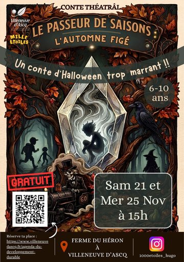 Conte théâtral « Le passeur de saison : l’automne figé »