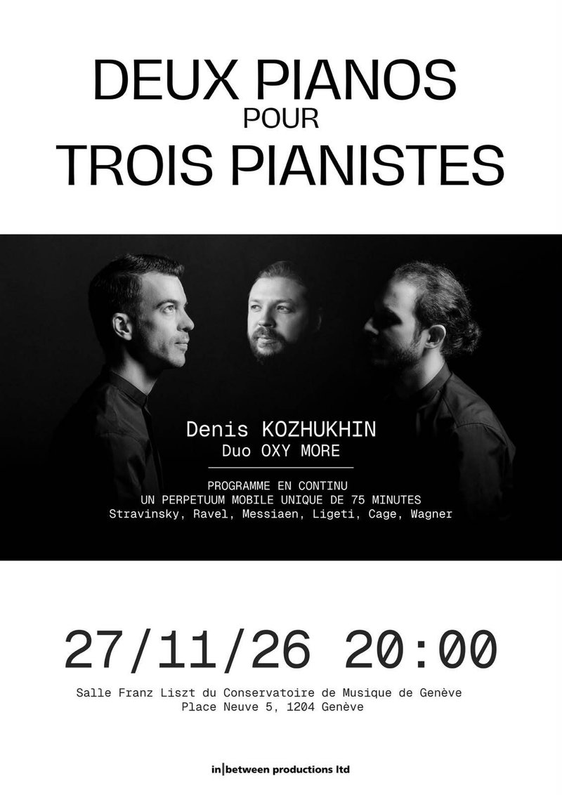 Deux pianos pour trois pianistes