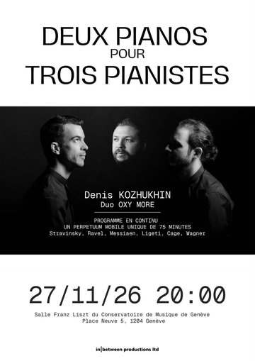 Deux pianos pour trois pianistes