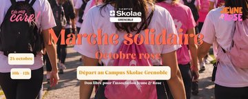 Marche solidaire Jeune et Rose