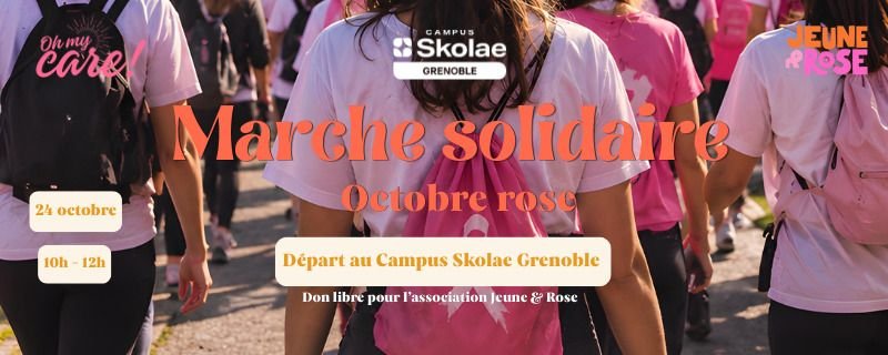 Marche solidaire Jeune et Rose