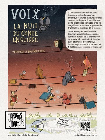 La Nuit du conte aux Jardins de la Jonction