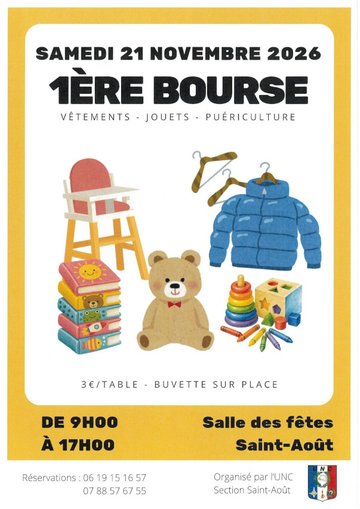 Bourse aux vêtements, jouets et puériculture