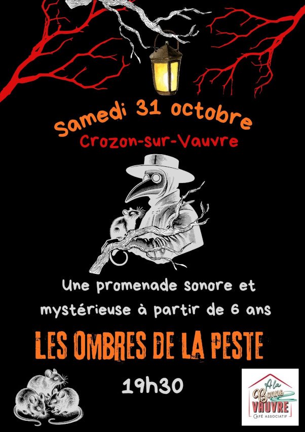 Halloween : Balade les ombres de la peste : dès 6 ans
